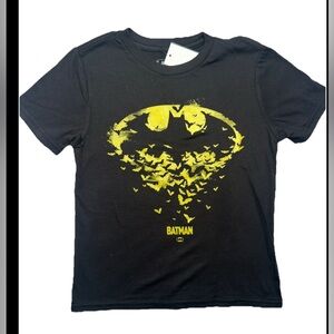 Batman Boys  Short Sleeve Black Casual T-Shirt Kids choose your size